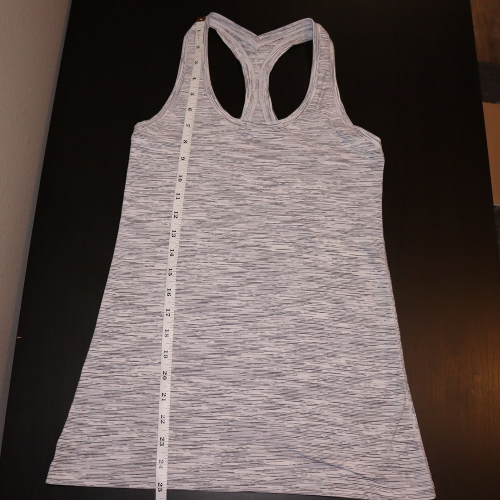 Lululemon Cool Racerback Tank Top Grey SpaceDye - Picture 5 of 7